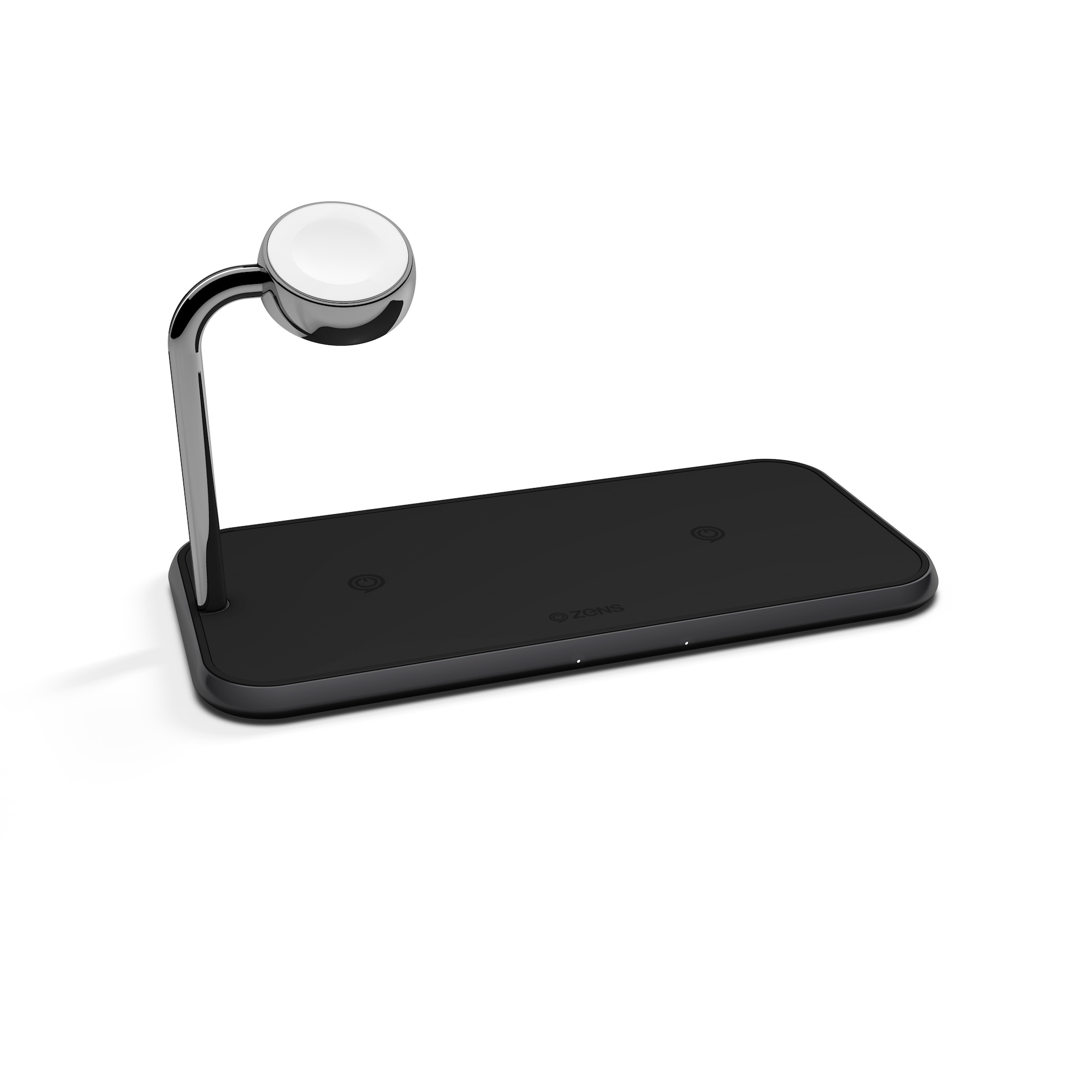Zens Aluminium Dual Wireless Charger + Watch 10W