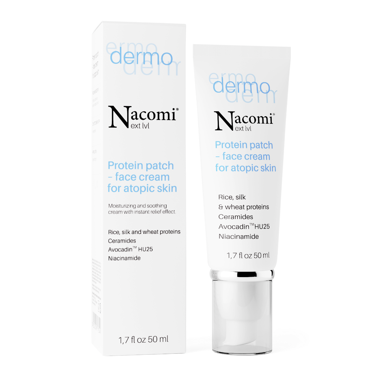 Nacomi Next Level Dermo proteinowy plaster-krem do skóry atopowej, 50 ml