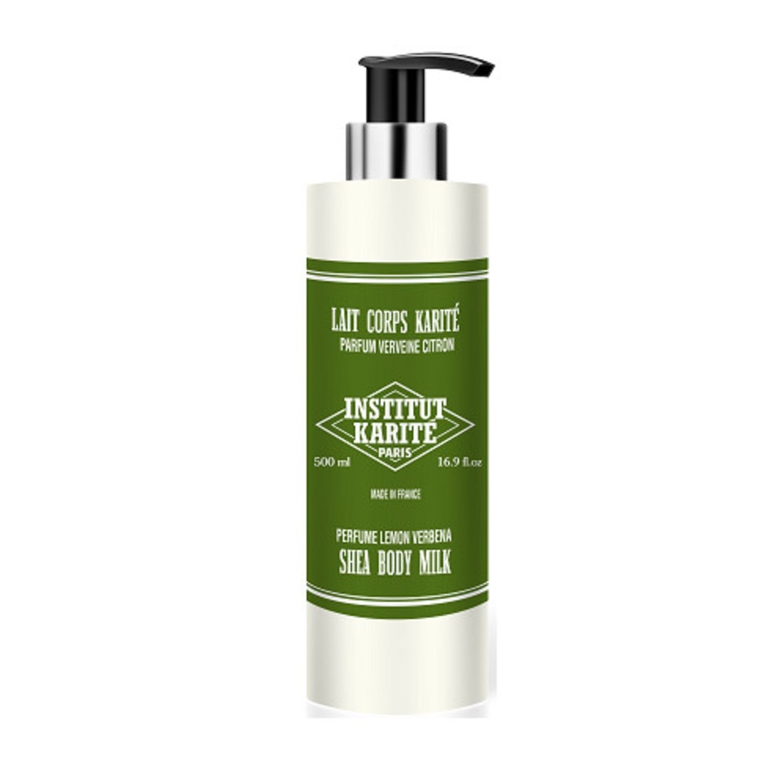 Institut Karite Lemon Verbena Shea Body Milk mleczko do ciała z masłem Shea Cytryna i Werbena, 500 ml