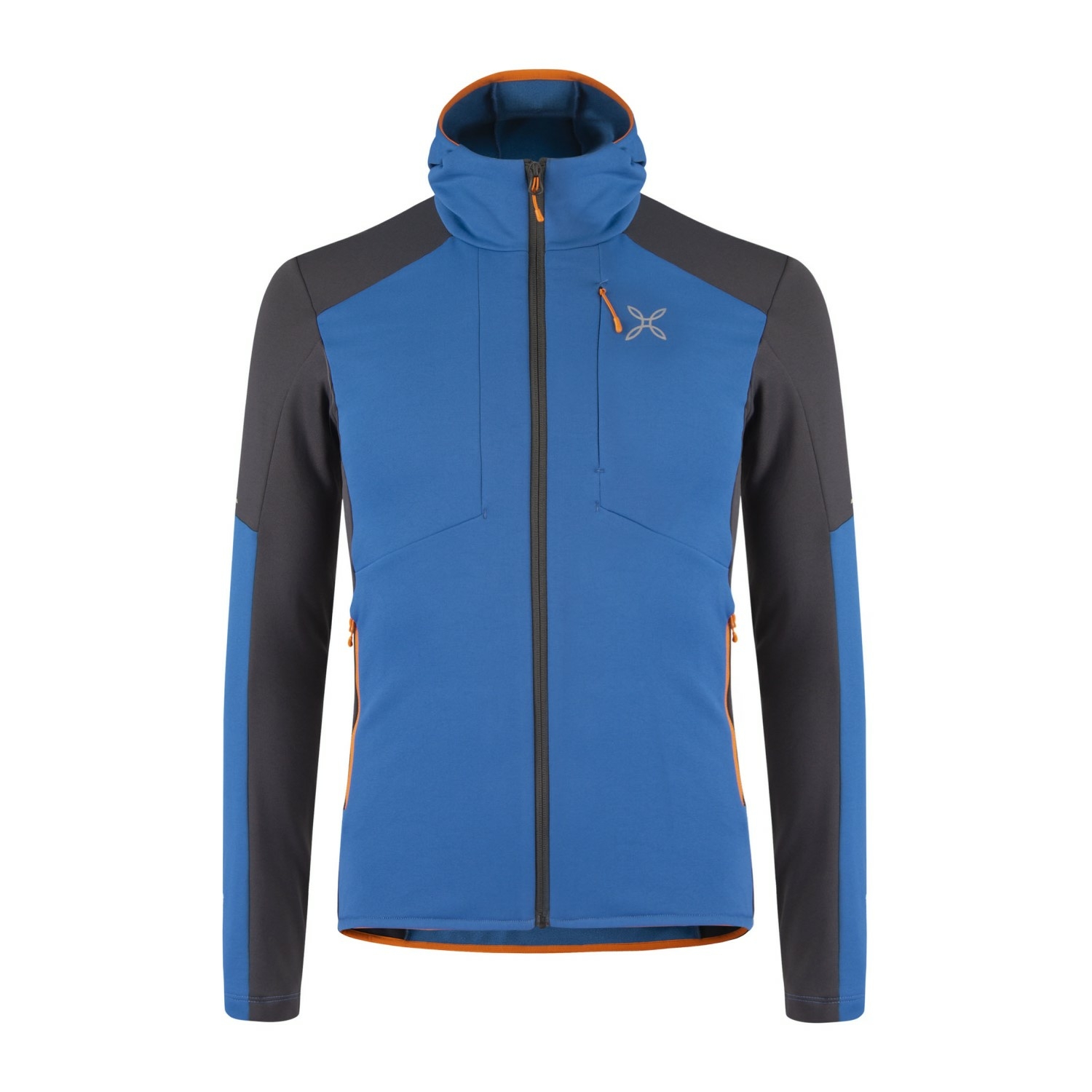 Męska kurtka softshellowa Montura Smooth Maglia deep blue/mandarino - M