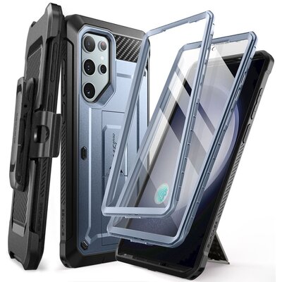 Etui SUPCASE Unicorn Beetle Pro 2-Set do Samsung Galaxy S24 Ultra Granatowy