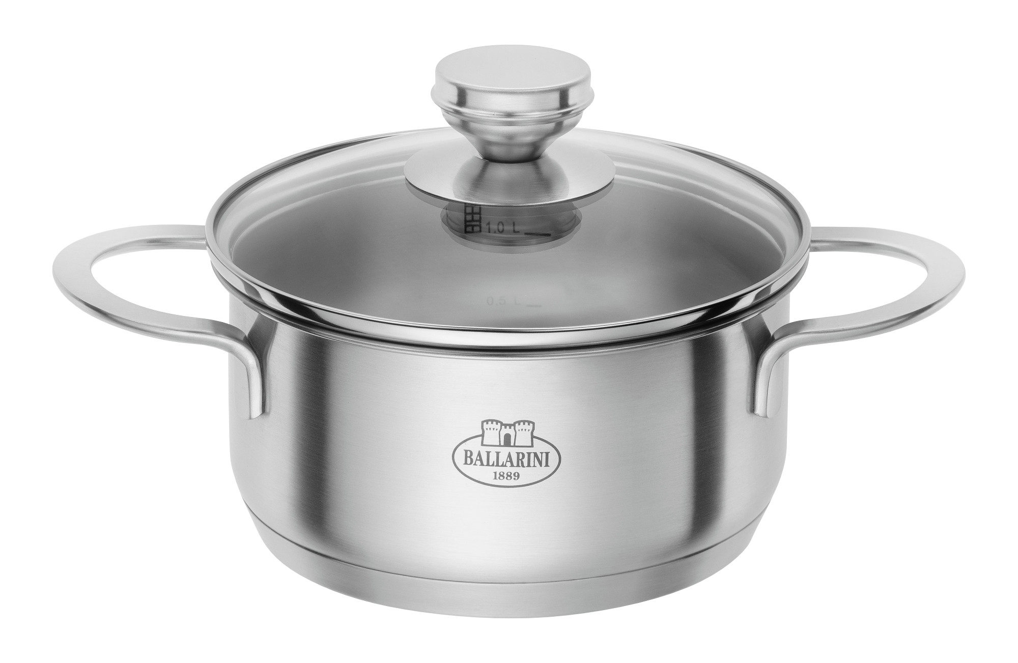 Ballarini - Garnek niski z pokrywką Ancona 1,5 L