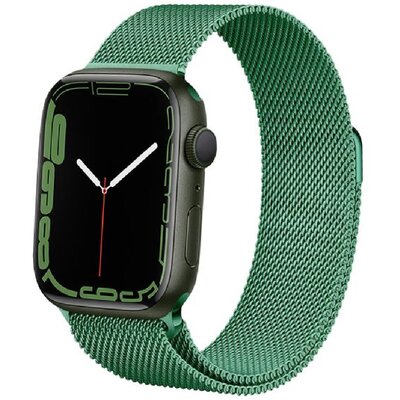 Pasek CRONG Milano Steel do Apple Watch (38/40/41/42mm) Zielony
