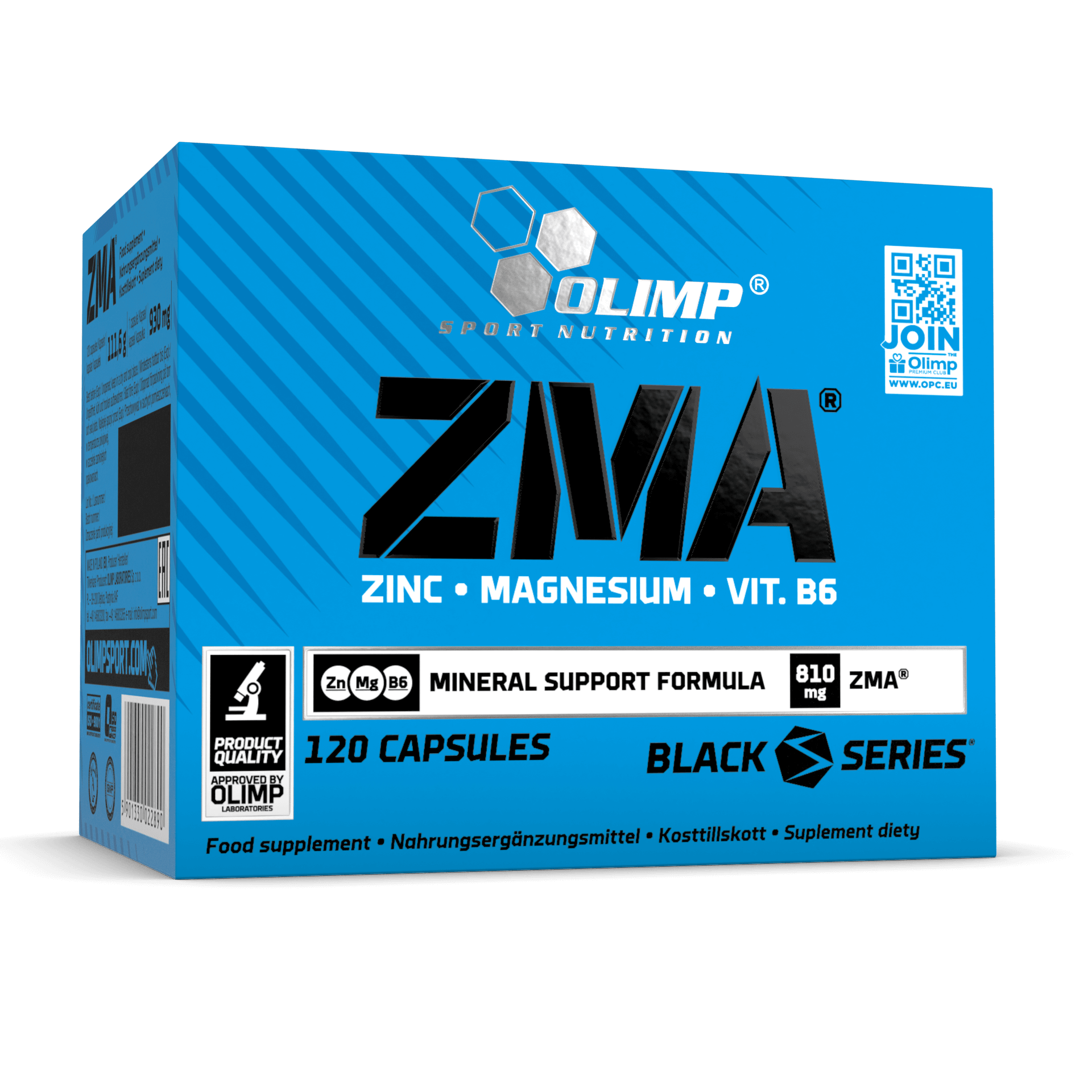 Olimp Sport Nutrition ZMA suplement diety - boostery testosteronu, 120 kaps./1 opak.