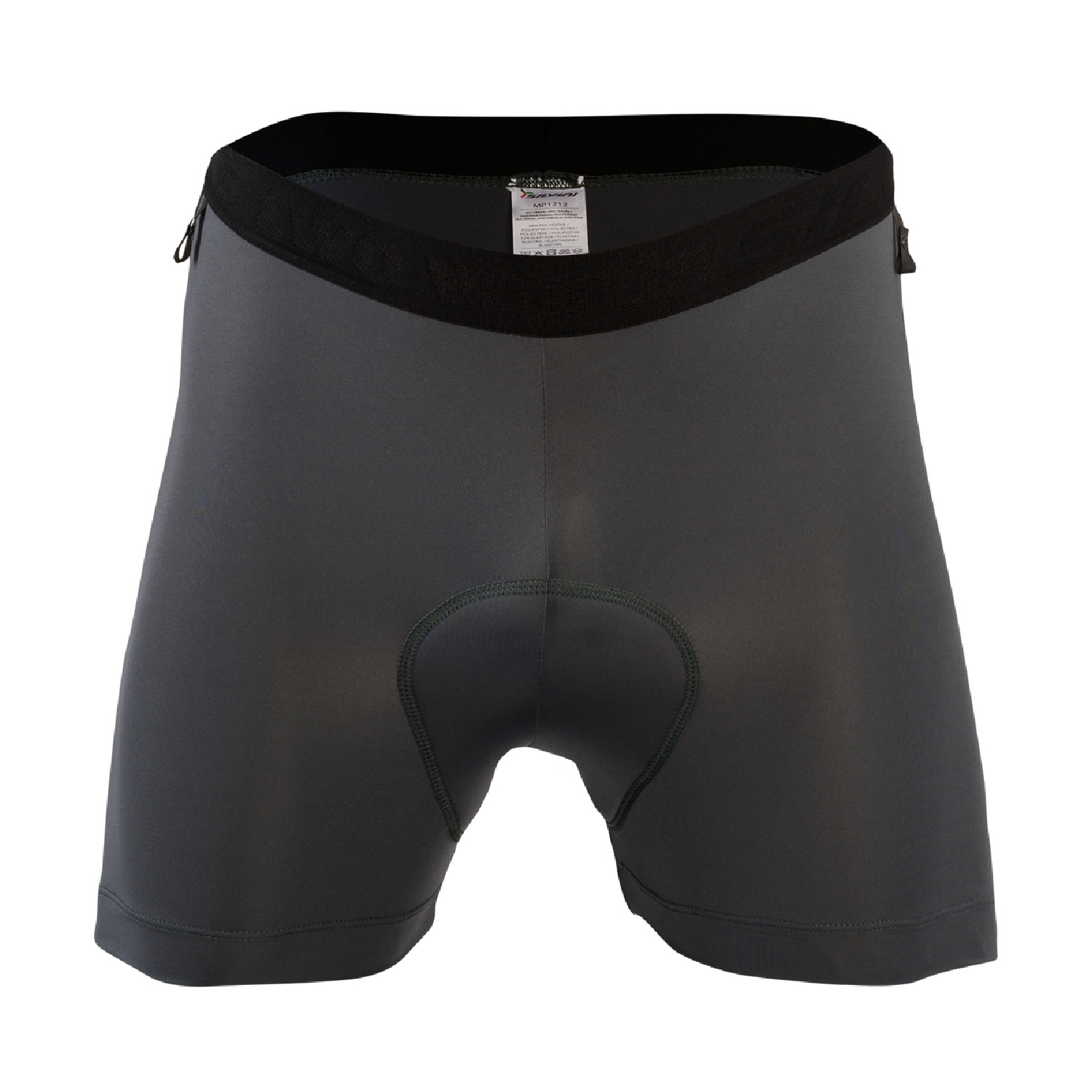 Męskie bokserki kolarskie Silvini Bottoms Inner Pro MP1212  charcoal - L