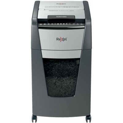 Niszczarka REXEL Optimum AutoFeed+ 300M 2020300MEU 60 L, P-5, Ścinki, Automatyczny Start/Stop, Funkcja cofania