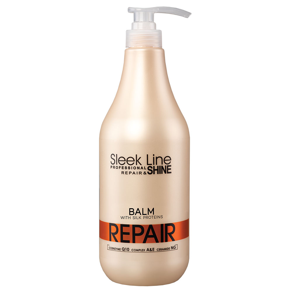 Stapiz Sleek Line Repair balsam z jedwabiem do włosów zniszczonych, 1000 ml