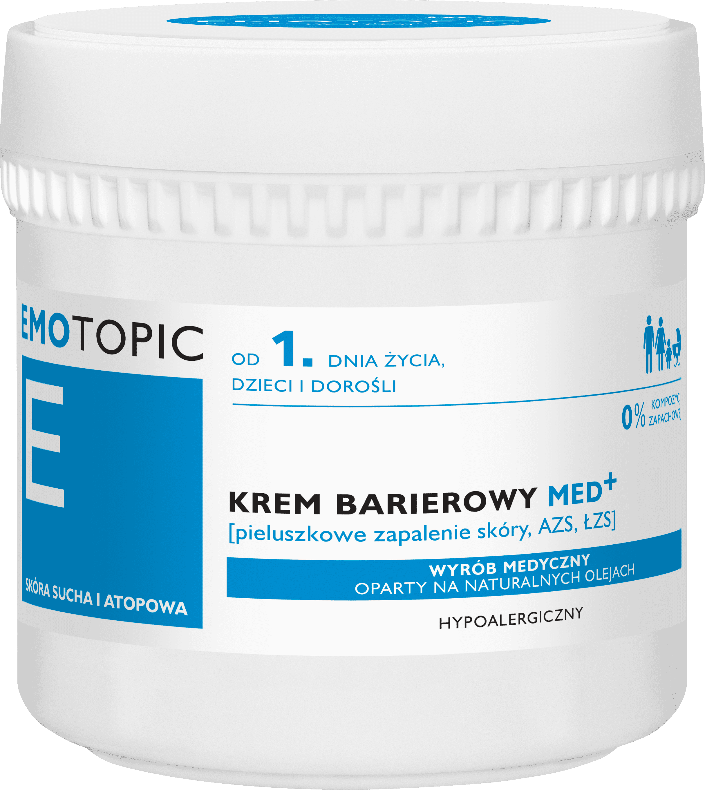 Emotopic MED+ wyrób medyczny: krem barierowy do twarzy, 1 szt.