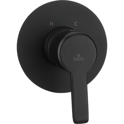 Bateria natryskowa DEANTE Arnika Nero BQA N44L