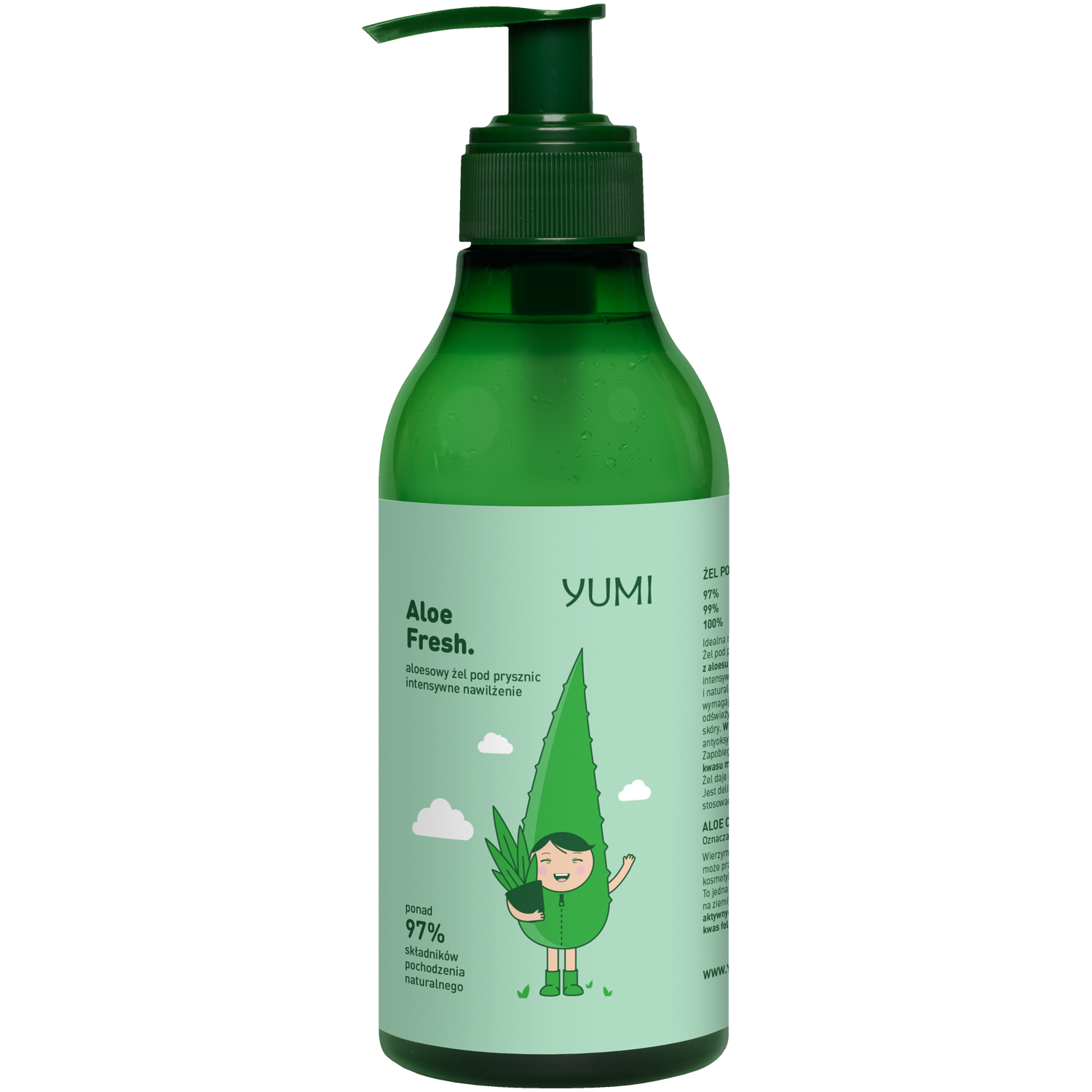 Yumi Aloe Fresh żel pod prysznic, 400 ml