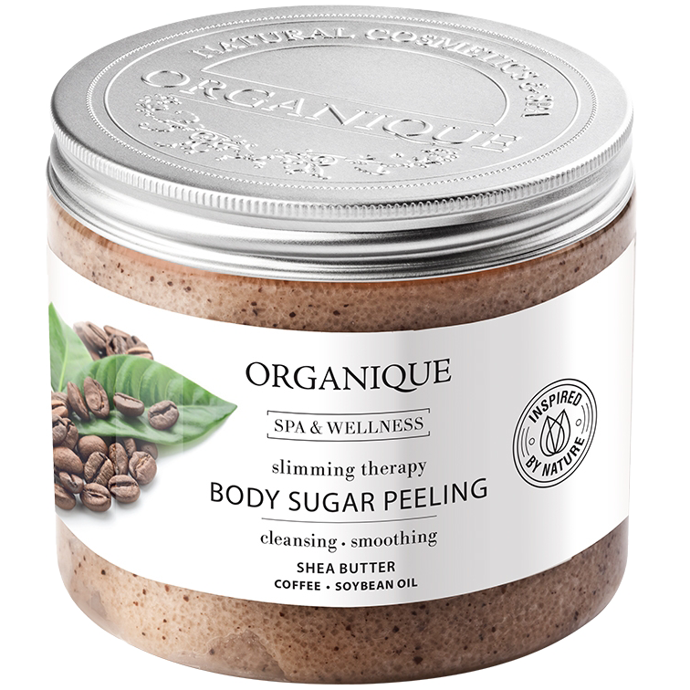 Organique wyszczuplający peeling cukrowy do ciała, 200 ml