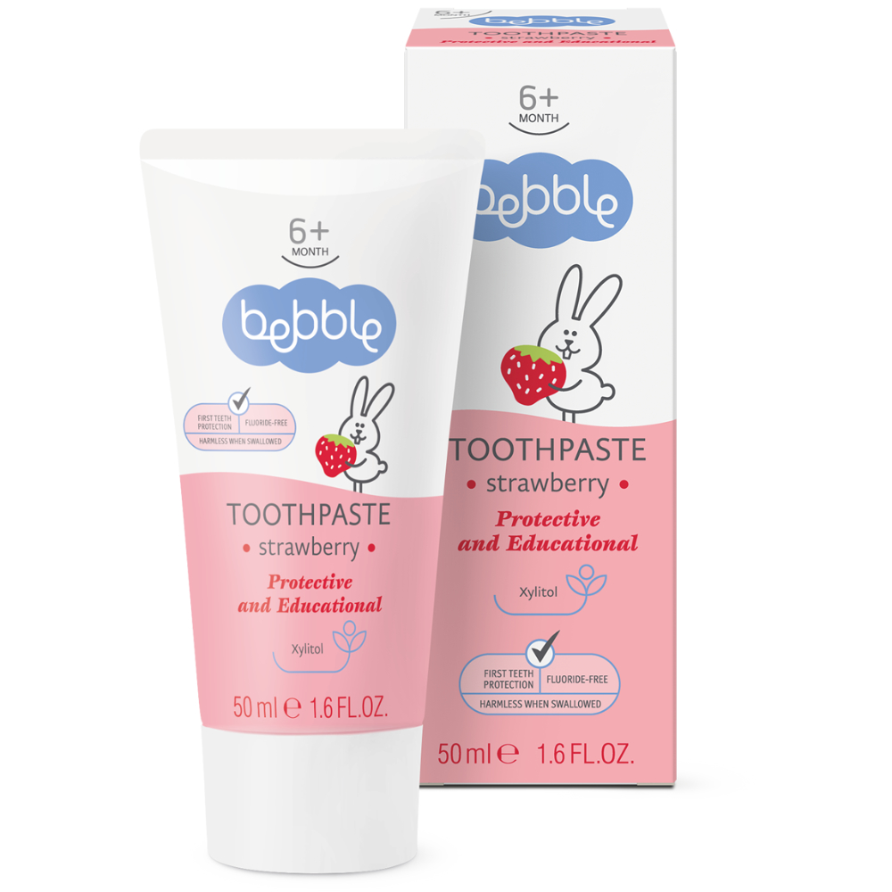 Bebble pasta do mycia zębów truskawka, 1000 ml