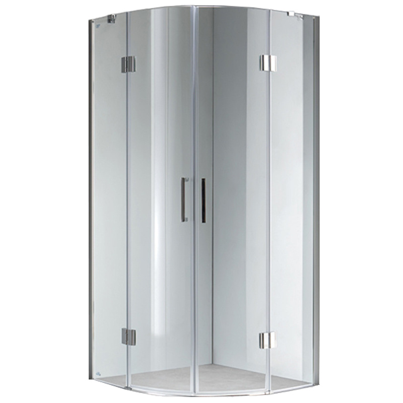 KABINA PRYSZNICOWA PÓŁOKRĄGŁA KZ92A CHROM 80x80 CM