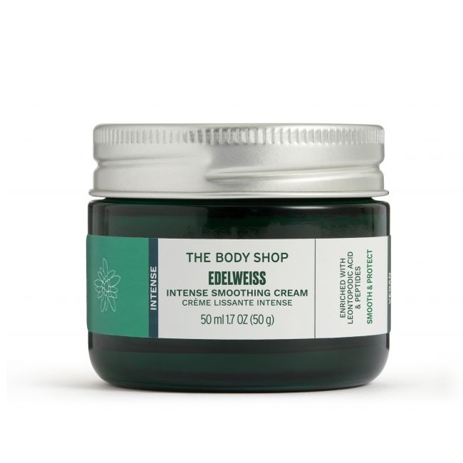 The Body Shop Edelweiss  intensywnie wygładzający krem do twarzy na dzień, 50 ml