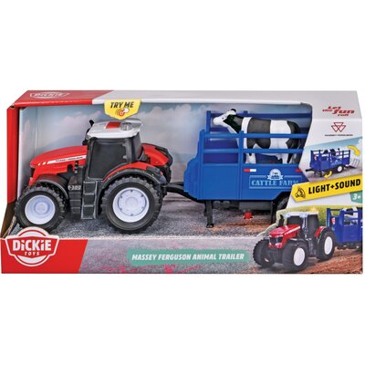 Traktor DICKIE Farm Massey Ferguson z przyczepą 203734003