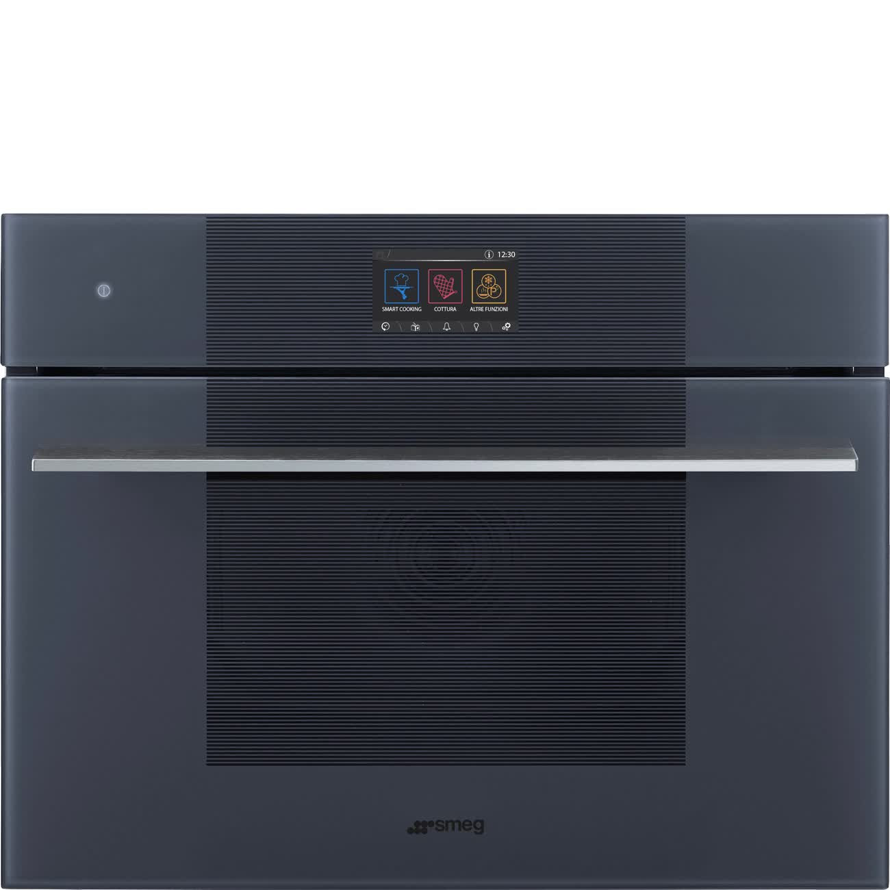 Smeg - Piekarnik elektryczny z funkcją pary SO4104S4PG Linea Neptune Grey