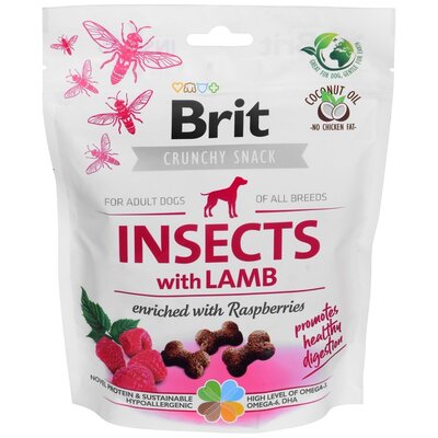 Przysmak dla psa BRIT CARE Dog Insect&Lamb 200 g