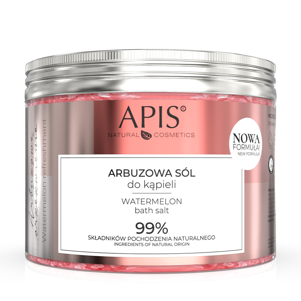 Apis Watermelon Refreshment aromatyczna sól do kąpieli, 100 ml