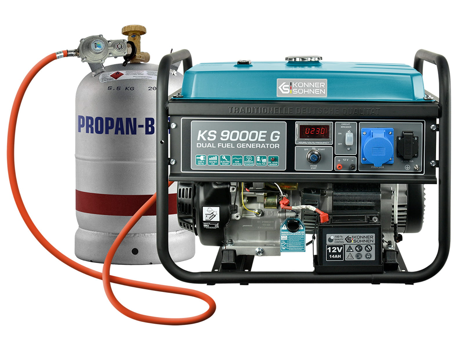 Agregat prądotwórczy KS 9000E G 6.5kW / 16KM K&S