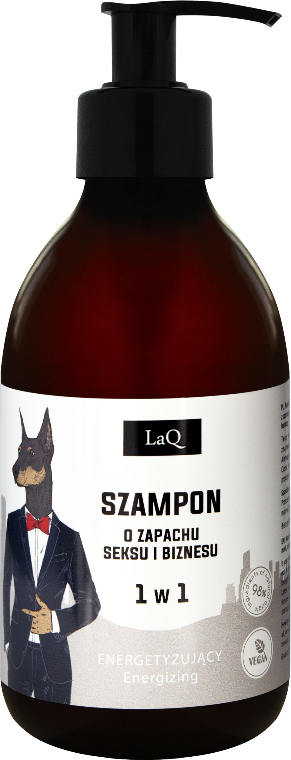 LaQ Doberman Szampon dla facetów 1w1, 300 ml
