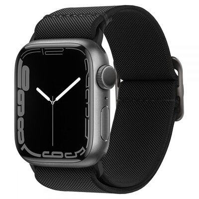 Pasek SPIGEN Fit Lite do Apple Watch 8/9/10/11/SE z serii 1/2/3/ULTRA z serii 1/2/3 do koperty 44/45/46/49 mm Czarny