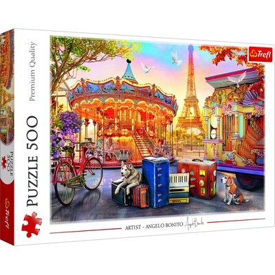 Puzzle TREFL Premium Quality Wakacje w Paryżu 37426 (500 elementów)