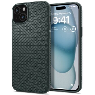 Etui SPIGEN Liquid Air do Apple iPhone 15 Zielony