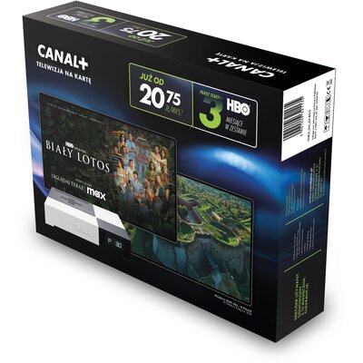 Dekoder Canal+ Sagecom DSIW74 z usługą telewizja na kartę (Pakiet 3 m-c na start z HBO)