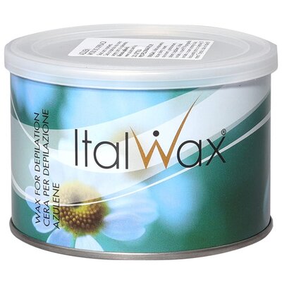 Wosk do depilacji w puszce ITALWAX Azulen Transparentny 400 ml