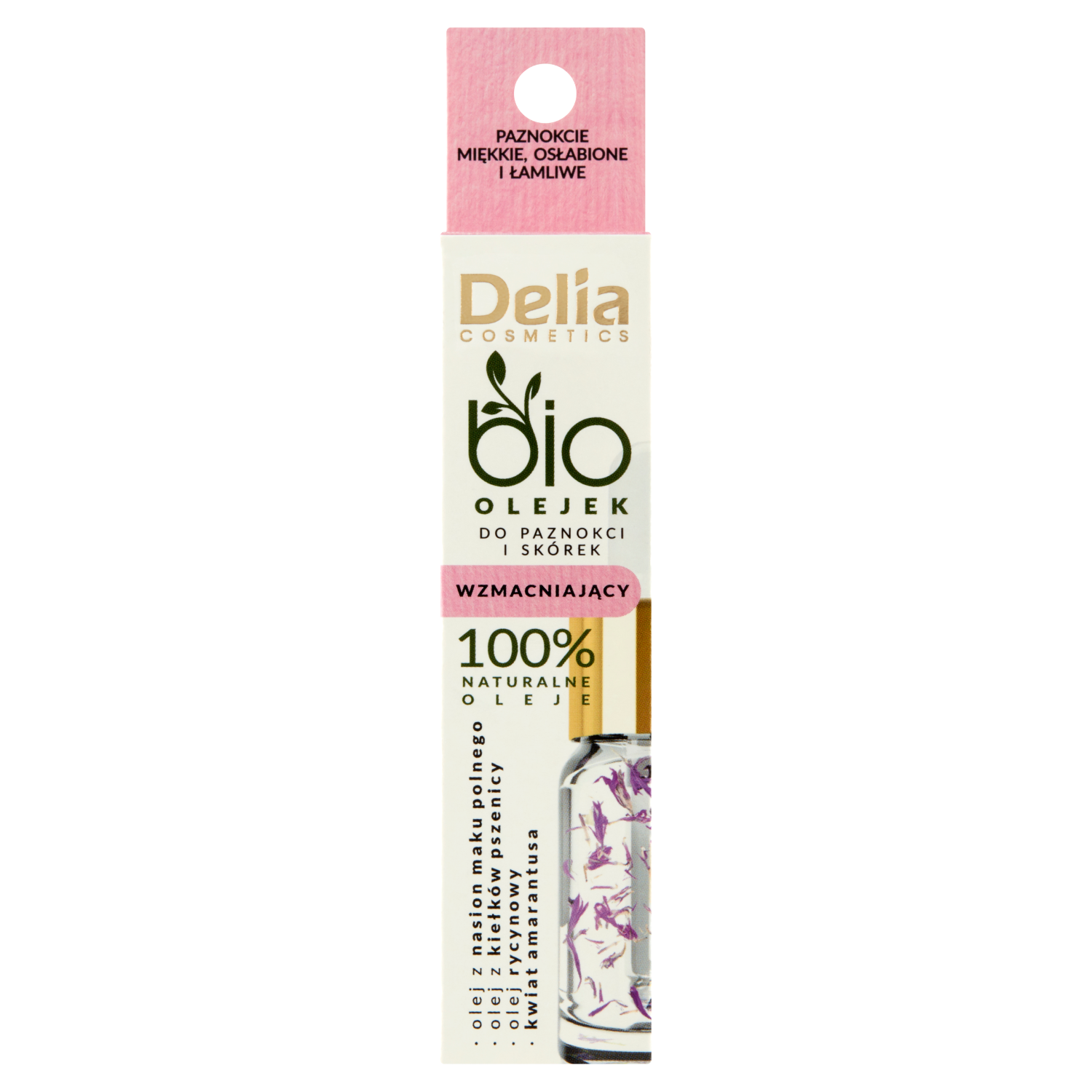 Delia Bio olejek wzmacniający do paznokci i skórek, 10 ml