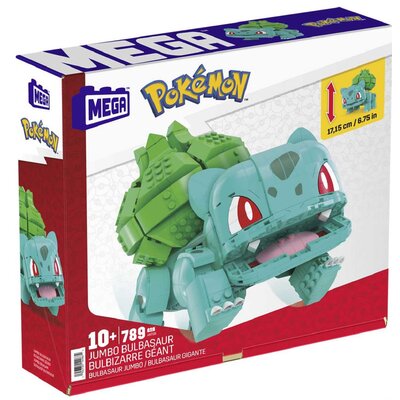 Klocki plastikowe MEGA Pokemon Duży Bulbasaur HNT96