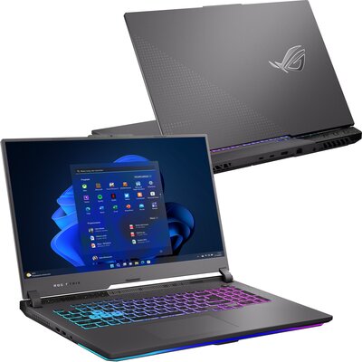 Laptop ASUS ROG Strix G17 G713PU-HX042W 17.3" IPS 144Hz R9-7845HX 16GB RAM 512GB SSD GeForce RTX4050 Windows 11 Home
