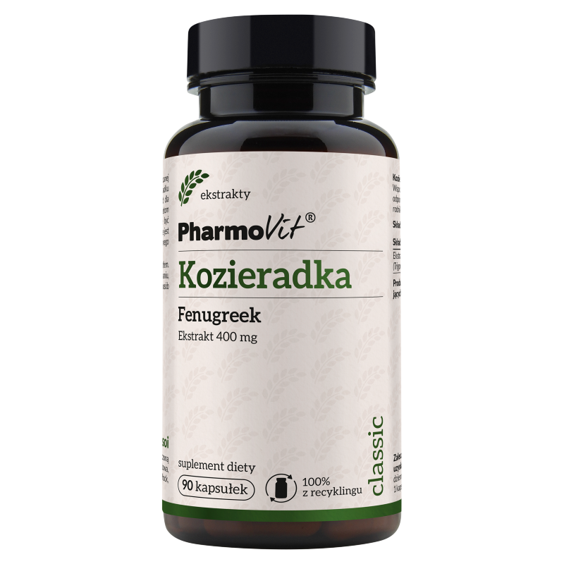 Kozieradka Pharmovit, suplement diety, 90 kapsułek