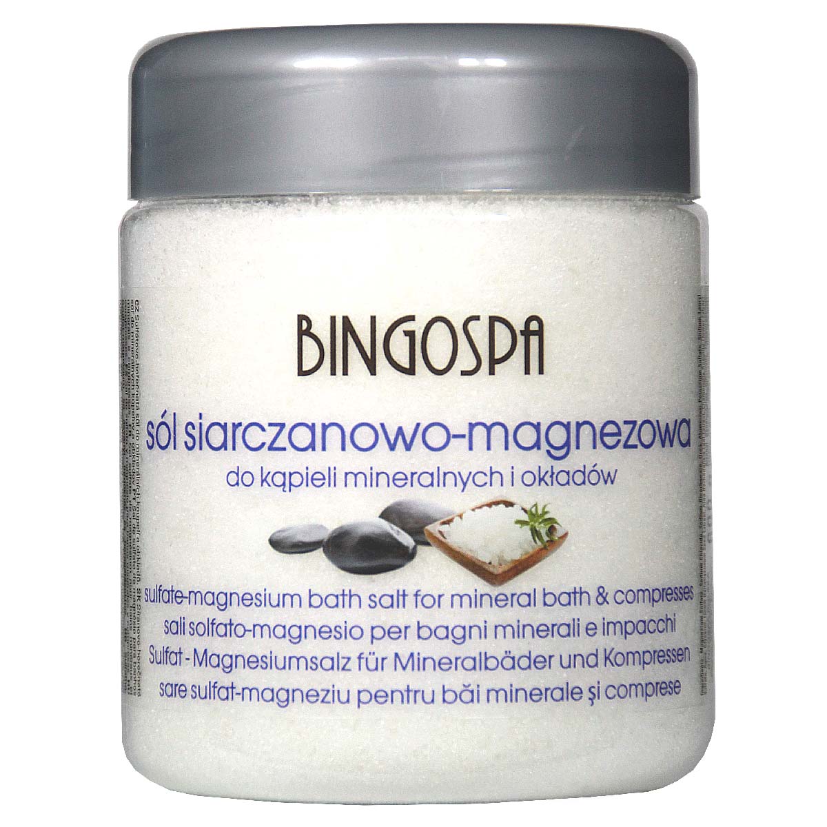 Bingospa sól siarczanowo-magnezowa do kąpieli, 600 g