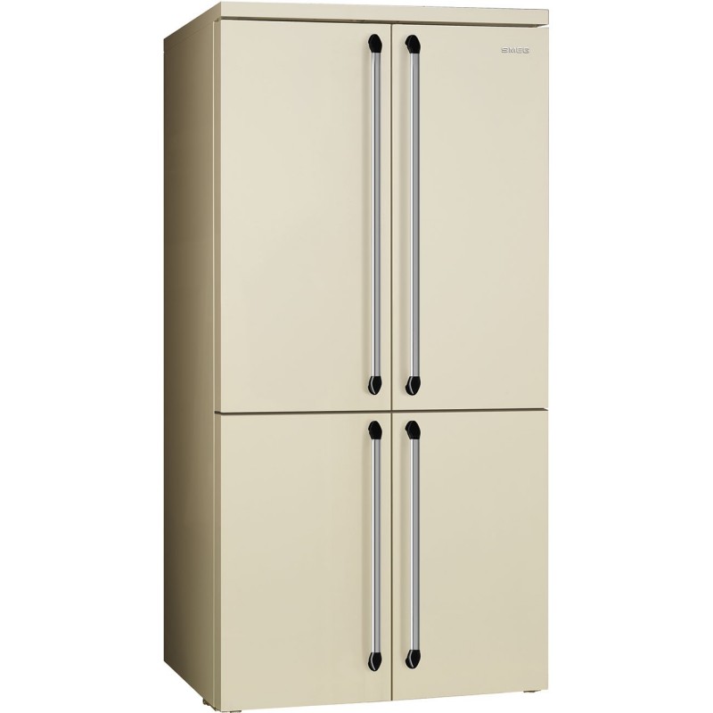 Smeg - Chłodziarko-zamrażarka wolnostojąca FQ960P5 Victoria Kremowa