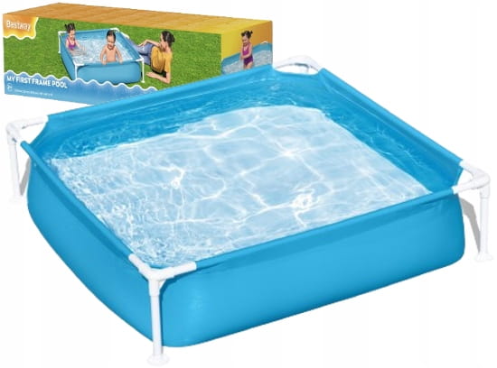 Basen stelażowy ogrodowy brodzik dziecięcy 122x122x30cm bestway 56217