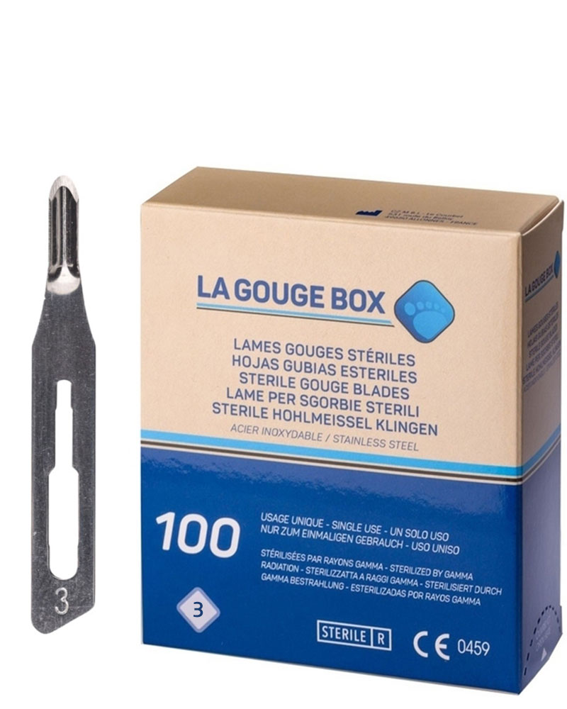 Dłutka La Gouge Box rozmiar 3, 100 szt.