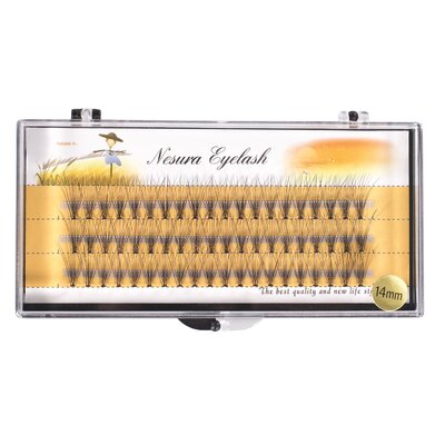 Rzęsy LEOBERT Kępki Premium 14 mm (60 sztuk)