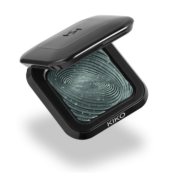 Kiko Milano New Water cień do powiek zapewniający natychmiastowy kolor do nakładania na sucho i na mokro 18 Dark Slate Green, 3 g