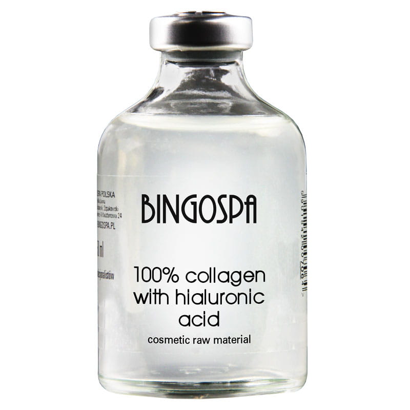Bingospa serum do twarzy kolagen 100% z kwasem hialuronowym, 50 ml