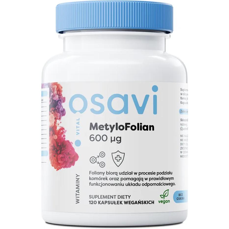 Osavi suplement diety MetyloFolian, 600 µg, 120 kaps./1 opak.