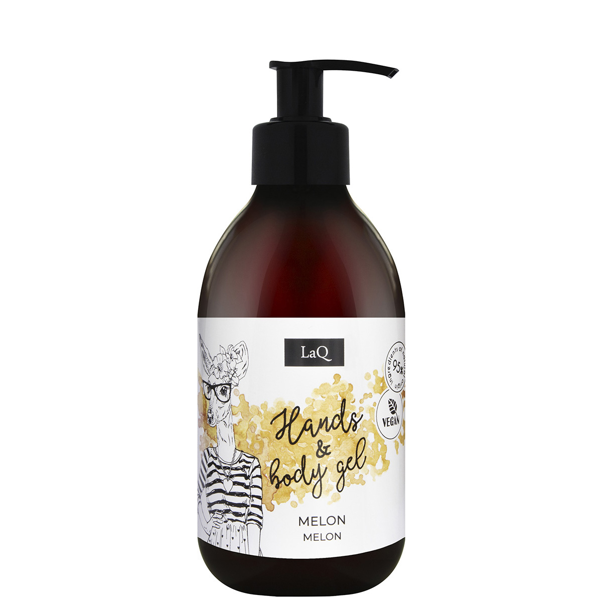 LaQ Melon nawilżający żel pod prysznic, 300 ml