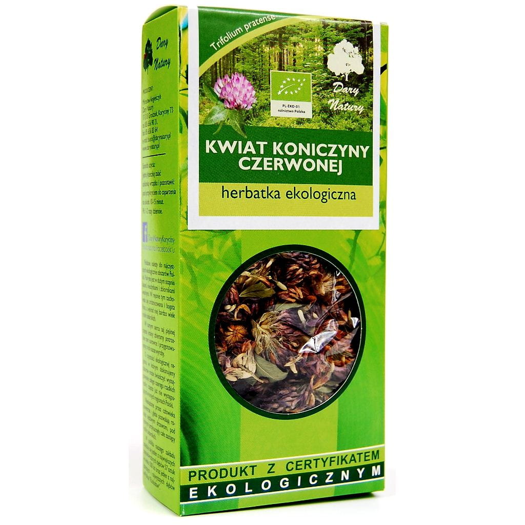 Koniczyna czerwona kwiat BIO 25g (Dary Natury)