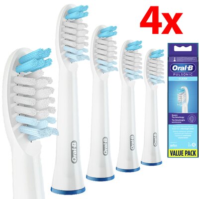 Oryginalna końcówka szczoteczki ORAL-B Pulsonic SR32-4 Clean (4 szt.) (Delikatne czyszczenie)