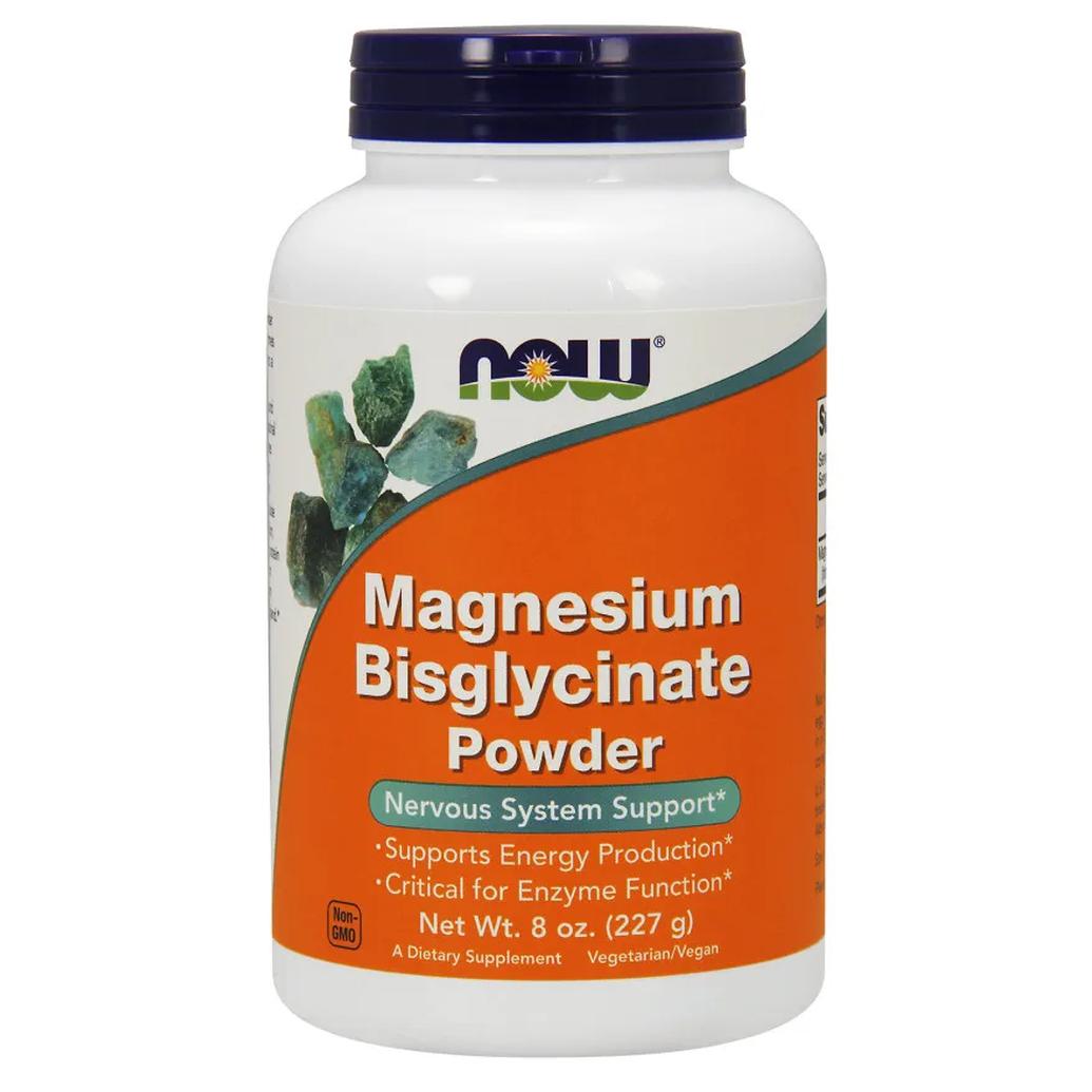 Now Foods suplement diety bisglicynian magnezu, 227 g