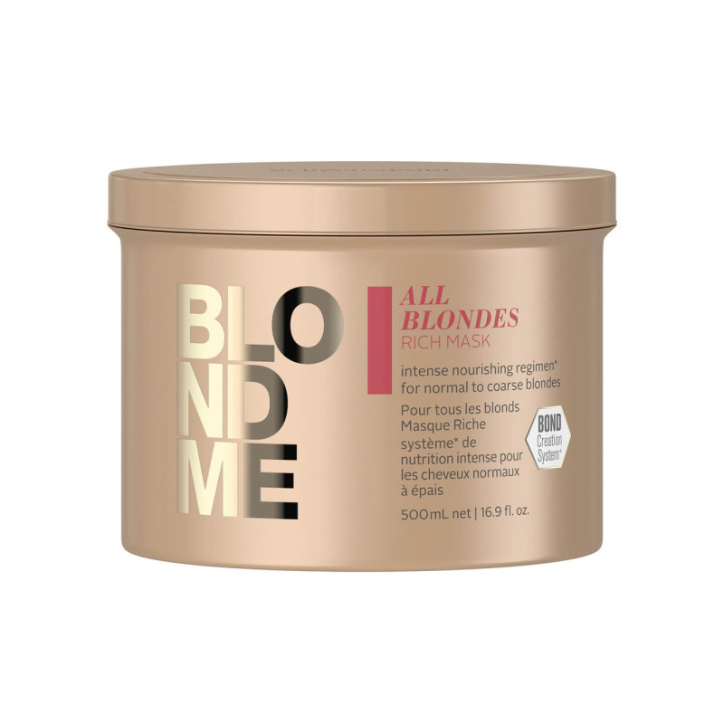 Schwarzkopf Professional BlondMe All Blondes bogata maska do włosów blond, 500 ml