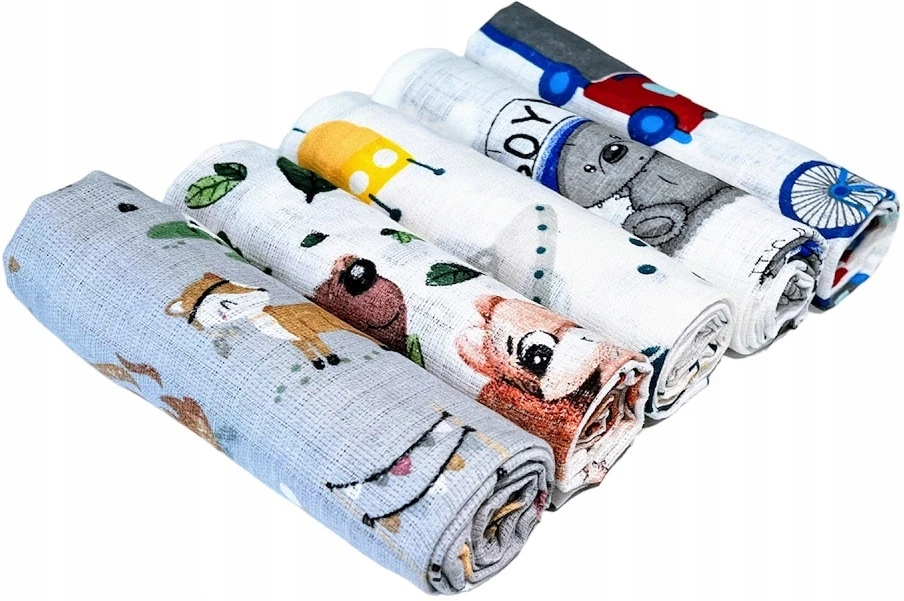 Babymam pieluchy tetrowe bawełna 100% zestaw 5szt