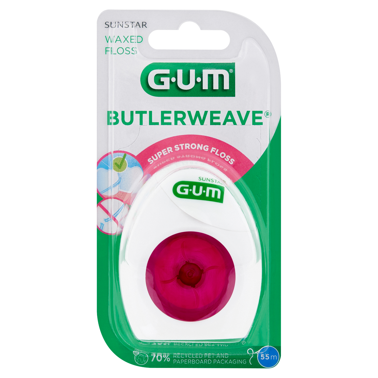 Gum Butlerweave nić dentystyczna, 55 m/1 opak.