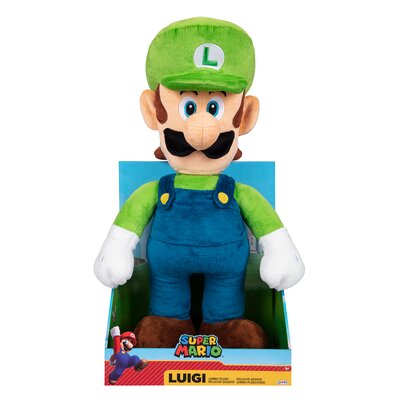 Maskotka JAKKS PACIFIC Super Mario Nintendo Jumbo Luigi 64457