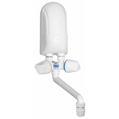 Przepływowy podgrzewacz wody DAFI 3.7 kW z baterią białą (230V)